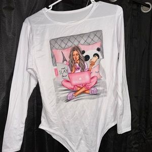 Cute long sleeve bodysuit